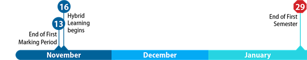 timeline half year 